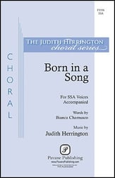 Born in a Song SSA choral sheet music cover